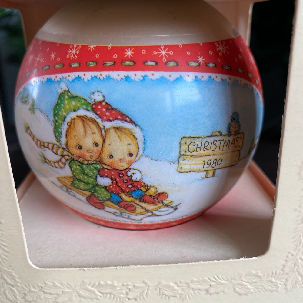 1980 Betsey Clark glass ornament by Hallmark